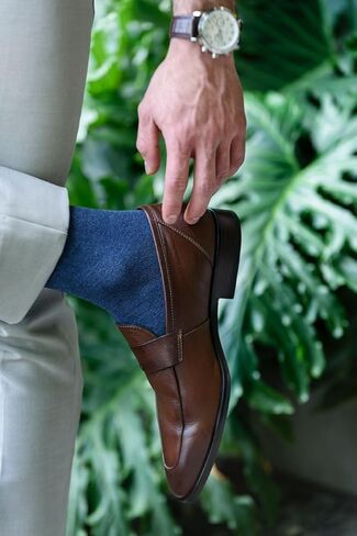 جوارب بيير هنري الرسمية لمنتصف الساق للرجال من 7، 9 إلى 11 in Kuwait