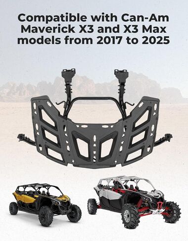 حامل خلفي محوري من KEMIMOTO X3، ملحقات رف البضائع الاحتياطية المتوافقة مع Can am Maverick X3 وMax 2017-2025 استبدال 715002881 in Saudi Arabia