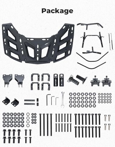 حامل خلفي محوري من KEMIMOTO X3، ملحقات رف البضائع الاحتياطية المتوافقة مع Can am Maverick X3 وMax 2017-2025 استبدال 715002881 in Saudi Arabia