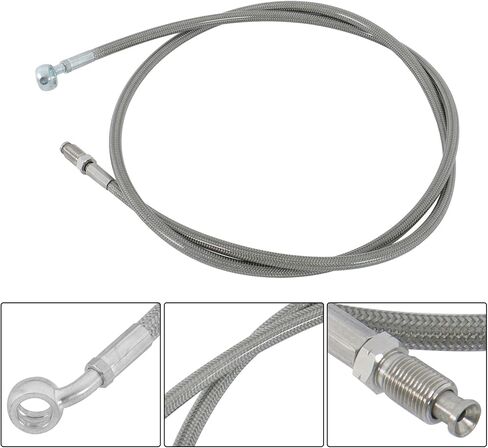 WFLNHB Master and Slave Cylinder and Stainless Clutch Line Kit MC238 SC646 Replacement for Honda Civic 1992-2000 in Saudi Arabia