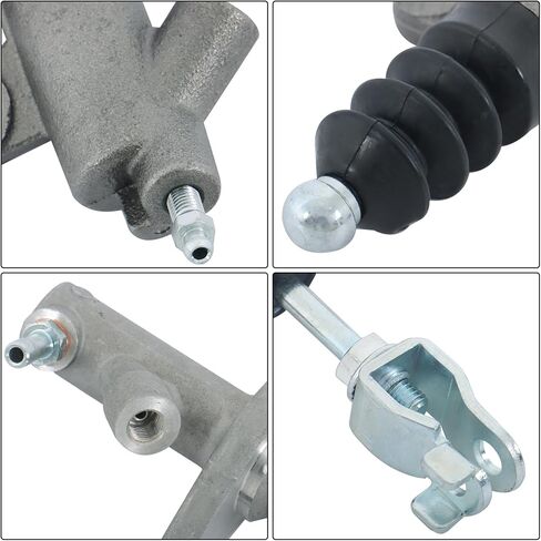WFLNHB Master and Slave Cylinder and Stainless Clutch Line Kit MC238 SC646 Replacement for Honda Civic 1992-2000 in Saudi Arabia