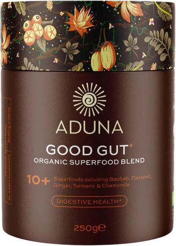 Aduna Advanced Superfood Digestion Blend | 100% Organic Powder for Smoothies/Juices & Yoghurt | 250g Resealable and Recyclable Pack in Saudi Arabia