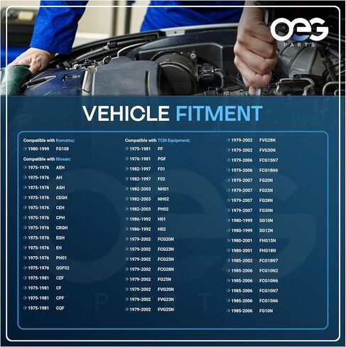 OEG Parts New Starter Compatible with Nissan Lift Truck QGF02 EGH CEGH AEH 1975 1976, CEF CQF 1975-81, RGH02 NH02 1982-2003, F02 F01 1982-1997, H02 H01 1986-1992 M3T21781 23300-42L13 M002T32281 in Saudi Arabia