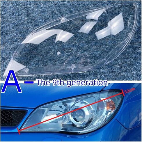 Compatible for Subaru Impreza 2006 2007 2008 2009 2010 2011 2012 2013 Car Headlight Lens Glass Lampcover Cover Lampshade Shell(Right-B) in Saudi Arabia