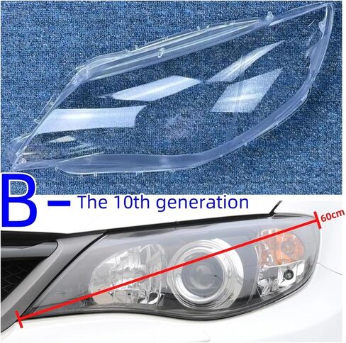 Compatible for Subaru Impreza 2006 2007 2008 2009 2010 2011 2012 2013 Car Headlight Lens Glass Lampcover Cover Lampshade Shell(Right-B) in Saudi Arabia