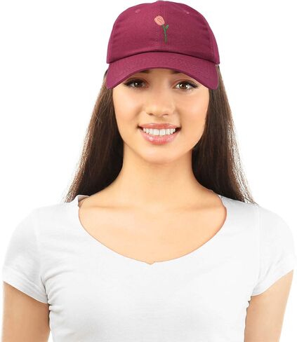 DALIX Tulip Hat Womens Floral Collection Baseball Cap in Saudi Arabia