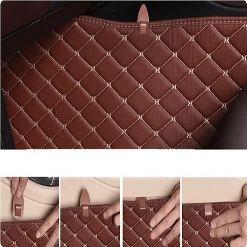 Custom Car Floor Mats for Mercedes-Benz A B C E G CL CLA CLE CLK CLS ML AMG-GT EQA EQB EQC EQE EQS GLA GLB GLC GLK GLS SL SLC SLK S R Luxury Carpets Waterproof Car Mats (Beige), TUOXIANG07 in Saudi Arabia