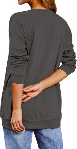 Custom Plus Size Long Sleeve Tunic Tops for Women Design Your Own Shirts with Photos Image Text Graphic Tshirts in Saudi Arabia