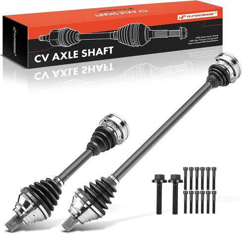 زوج A-Premium (2) مجموعة عمود محور السيرة الذاتية الأمامية متوافقة مع Volkswagen Jetta 2006-2010، Jetta City 2008-2009، Passat، Passat CC، CC، Eos، GTI، Bora & Audi A3، A3 Quattro، جانب السائق والراكب in Saudi Arabia