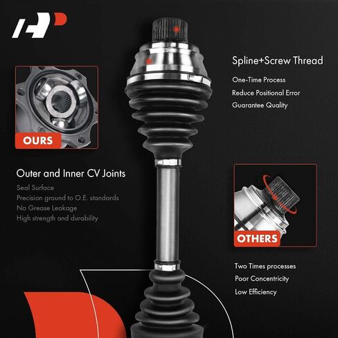زوج A-Premium (2) مجموعة عمود محور السيرة الذاتية الأمامية متوافقة مع Volkswagen Jetta 2006-2010، Jetta City 2008-2009، Passat، Passat CC، CC، Eos، GTI، Bora & Audi A3، A3 Quattro، جانب السائق والراكب in Saudi Arabia