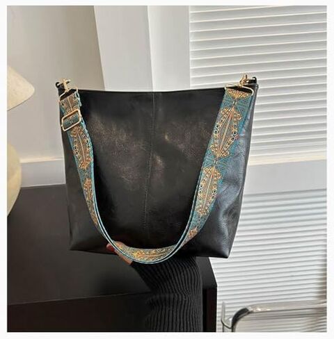 Stylish Shoulder Bag for Women – Large Capacity Crossbody Bag with Adjustable Wide Strap in Saudi Arabia