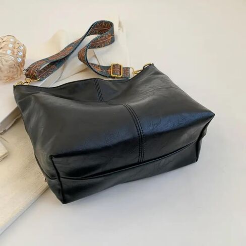 Stylish Shoulder Bag for Women – Large Capacity Crossbody Bag with Adjustable Wide Strap in Saudi Arabia