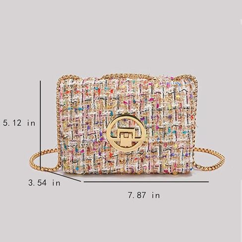 Small Shoulder Bag for Women Trendy Ladies Crossbody Bag with Chain Designer Purses Handbag Clutch Evening Bags in Kuwait