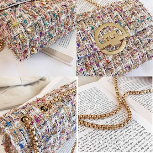 Small Shoulder Bag for Women Trendy Ladies Crossbody Bag with Chain Designer Purses Handbag Clutch Evening Bags in Kuwait