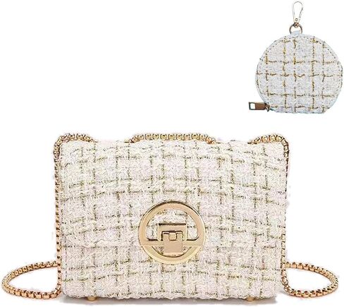 Small Shoulder Bag for Women Trendy Ladies Crossbody Bag with Chain Designer Purses Handbag Clutch Evening Bags in Kuwait