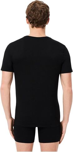 Lacoste Mens 100% Cotton Slim Fit V-Neck T-Shirt 3-Pack in Saudi Arabia