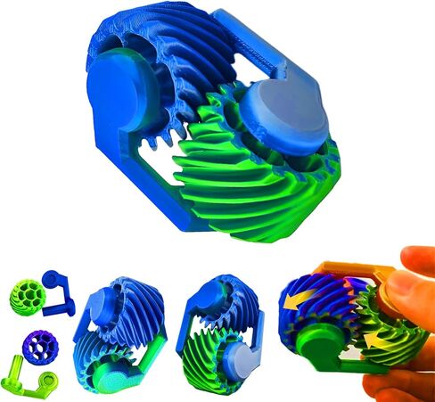 Metal Fidget Spinners Toys for Adults & Teens Figet Bike Chain Pain Stim Fidgets Toy for Teens ADHD Cool Gadgets Anxiety Relief Stress Tool Sensory Spiky Toy for Autism Desk Offices Gift（Colorfull） in Kuwait