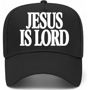 Jesus is Lord Vintage Trucker Hat | Premium Adjustable Christian Snapback Baseball Hat for Men & Women in Saudi Arabia