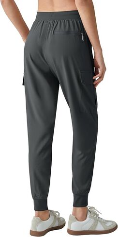 Women's Cargo Hiking Pants Joggers Lightweight Athletic Workout Pants in Saudi Arabia