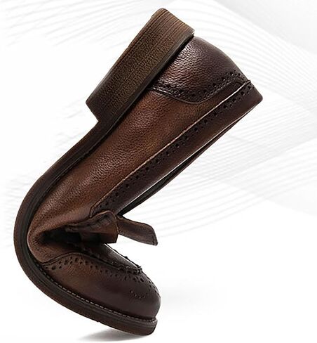 Men's Leather Oxfords Breathable Slip-Resistant Formal & Casual Shoes for Business, Weddings, and Outdoor Events in Saudi Arabia