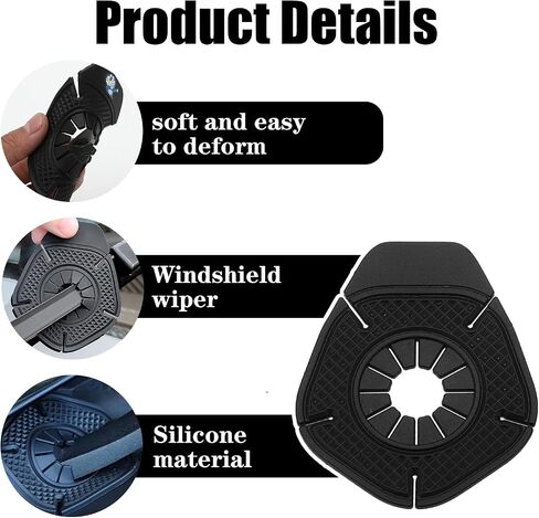 12 PCS Universal Silicone Wiper Pivot Guards, Premium Windshield Wiper Covers and Arm Hole Protection for Cars, Trucks, SUVs - Prevents Dust and Blockage in Saudi Arabia