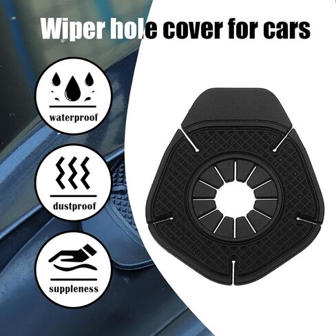 12 PCS Universal Silicone Wiper Pivot Guards, Premium Windshield Wiper Covers and Arm Hole Protection for Cars, Trucks, SUVs - Prevents Dust and Blockage in Saudi Arabia