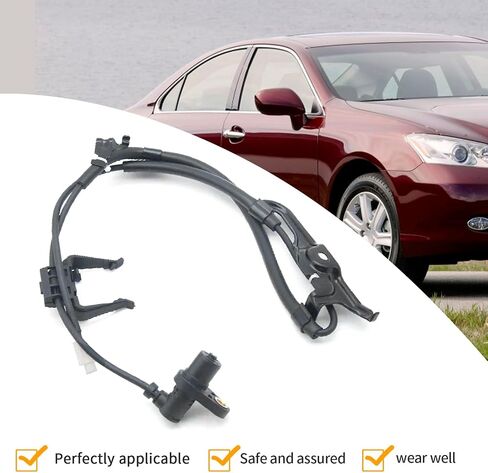 2 Pack 89543-33080 Front ABS Wheel Speed Sensor, Robust Driver and Passenger Side ABS Sensors, Replacement for Toyota Camry Replacement for Lexus ES350 2006-2011 Sedan, 89542-33090 in Saudi Arabia