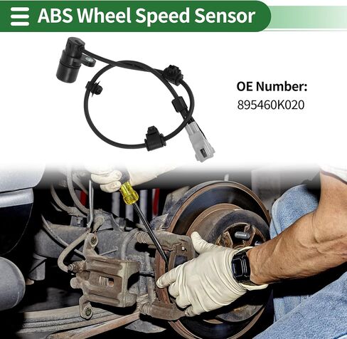Motoforti ABS عجلة السرعة الاستشعار ABS الاستشعار نظام الفرامل المضادة للقفل حساسات لسيارات تويوتا هايلكس فيجو 2008-2011 رقم 895460K020 الخلفي الأيسر in Saudi Arabia