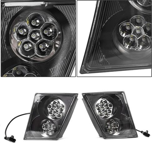 KUAFU LED Fog Light Compatible with 2003-2017 Volvo VNL/VN Trucks Passenger Side&Driver Side LH&RH Pair Light Lamp in Saudi Arabia