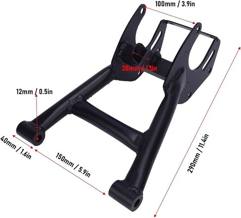 Rear Swing Arm Steel Alloy High Hardness ATV Quad 6in 7in Tires, for Roketa, Kazuma, Taotao, SUNL, Jetmoto, Baja, Coolster, SSR, JCL, NST ATV Quad in Saudi Arabia