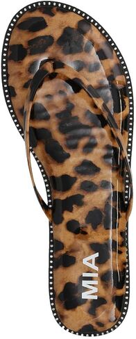 صنادل MIA Shoes Aster النسائية ذات ثونغ فليب فلوب، جلد نباتي in Kuwait