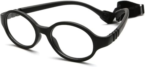 نظارات لطيفة للأطفال من عمر 0 ​​إلى 6 أشهر - نظارات دائرية مقاس XXS للرضع مع حزام - نظارات شفافة لحديثي الولادة in Kuwait