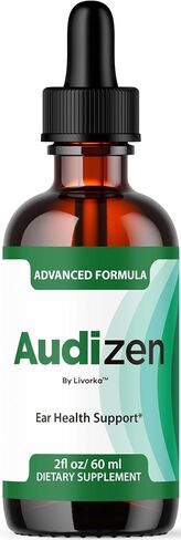 قطرات الأذن Audizen - قطرات Audizen الأصلية مكملة لدعم صحة الأذن المتقدمة سائل ممتاز طبيعي تمامًا للأذن الرنينية الصحية، دعم توازن الأذن Audi Zen، زجاجة واحدة لمدة شهر واحد in Saudi Arabia