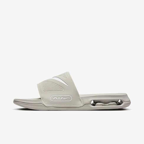 Nike Air Max Cirro Men's Slides (DC1460-011, LT IRON ORE/WHITE) Size 14 in Saudi Arabia