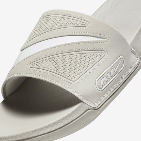 Nike Air Max Cirro Men's Slides (DC1460-011, LT IRON ORE/WHITE) Size 14 in Saudi Arabia