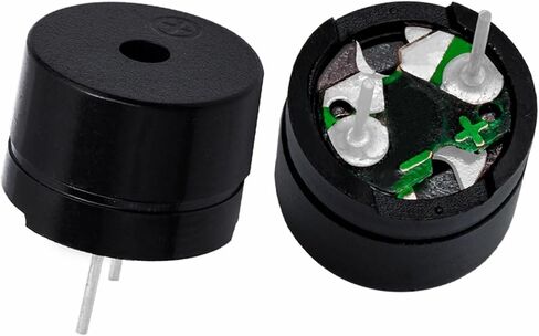 10PCS Universal Passive Buzzer electromagnetic impedance 16 ohms AC / 2KHz 3V 5V 12V Universal in Saudi Arabia