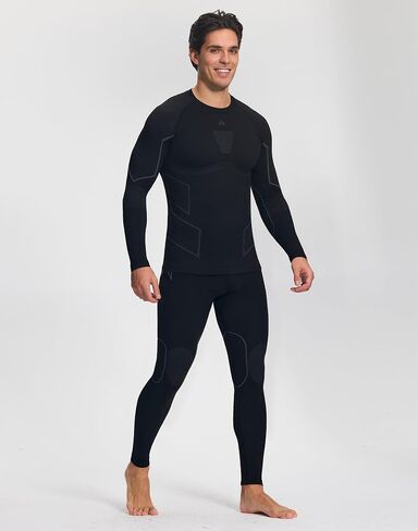 Pioneer Camp Thermal Underwear for Men Long Johns Quick Drying Top and Bottom Set Warm Base Layer Mens Cold Weather Skiing in Saudi Arabia