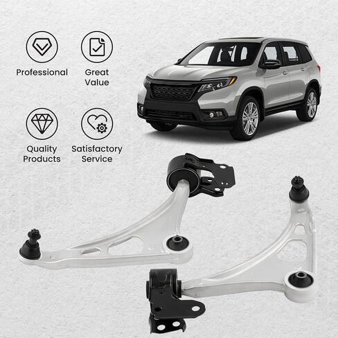 maXpeedingrods 2Pcs Front Lower Control Arm w/Ball Joint for Honda Pilot 2016-2021, Passport 2019-2021, Ridgeline 2017-2020, Acura MDX 2014-2020 in Saudi Arabia