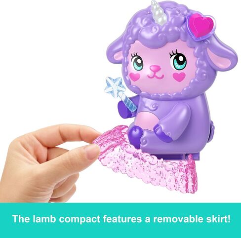 Polly Pocket Dolls and Playset, Kitty Popsicle Resort Compact, Travel Toy with 1 Micro Doll, Pet Puppy & Themed Accessories in Kuwait