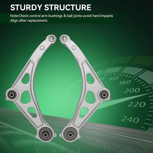 AUQDD 2Pc Suspension Front Lower Control Arm and Ball Joint Assembly Fit For 2019 2020 2021-2023 Ni-ssan Altima w/L34 Body Code (Replace # 527-411 527-412 K623781 K623780 545016CA0A 545006CA0A) in Saudi Arabia