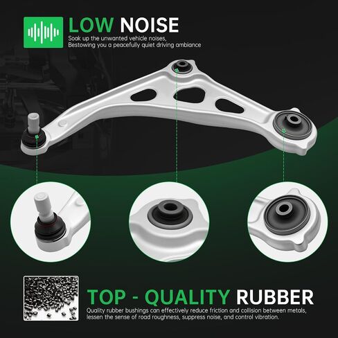 AUQDD 2Pc Suspension Front Lower Control Arm and Ball Joint Assembly Fit For 2019 2020 2021-2023 Ni-ssan Altima w/L34 Body Code (Replace # 527-411 527-412 K623781 K623780 545016CA0A 545006CA0A) in Saudi Arabia