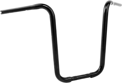 TCT-MOTORPARTS Chrome 14" Rise 1-1/4" Ape Hanger Bar Handlebar Fit For Harley Softail Sportster XL883 XL1200 Dyna Low Rider in Saudi Arabia