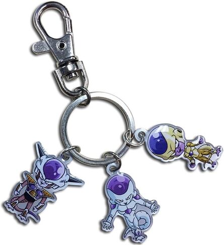 Great Eastern Entertainment GE-85459 Dragon Ball Super: SD Three Frieza Metal Charm Keychain in Saudi Arabia