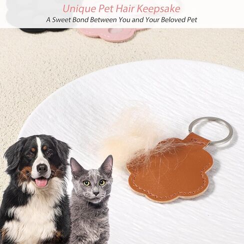 3 قطع سلسلة مفاتيح مطبوعة بمخالب الكلب، سلاسل مفاتيح لجمع شعر الكلاب، هدايا تذكارية للحيوانات الأليفة، سلسلة مفاتيح تذكارية من الجلد اللطيف، سلسلة مفاتيح لتخزين فراء الحيوانات الأليفة، لجمع حقيبة المحفظة، حامل مفاتيح ساحر على شكل مخلب in Kuwait