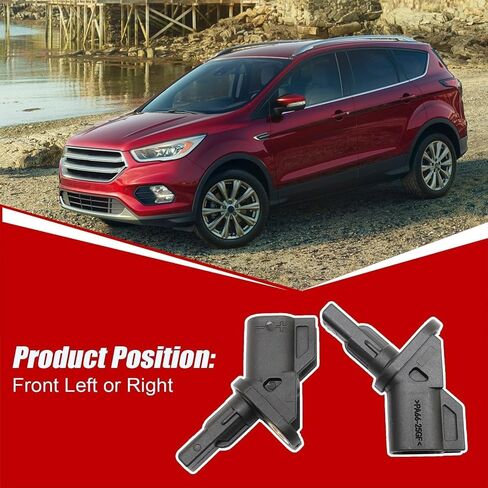 SecosAutoparts 2Pcs Front ABS Wheel Speed Sensor Left Right Compatible with Ford Escape C-MAX Focus 2012-2018 Fit for Volvo C30 C70 S40 S60 S80 V50 V70 XC60 XC70 2004-2017#ALS2249 ALS1839 ALS557 in Saudi Arabia