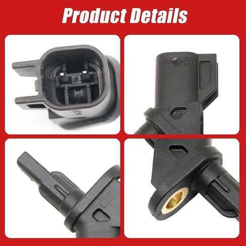 SecosAutoparts 2Pcs Front ABS Wheel Speed Sensor Left Right Compatible with Ford Escape C-MAX Focus 2012-2018 Fit for Volvo C30 C70 S40 S60 S80 V50 V70 XC60 XC70 2004-2017#ALS2249 ALS1839 ALS557 in Saudi Arabia