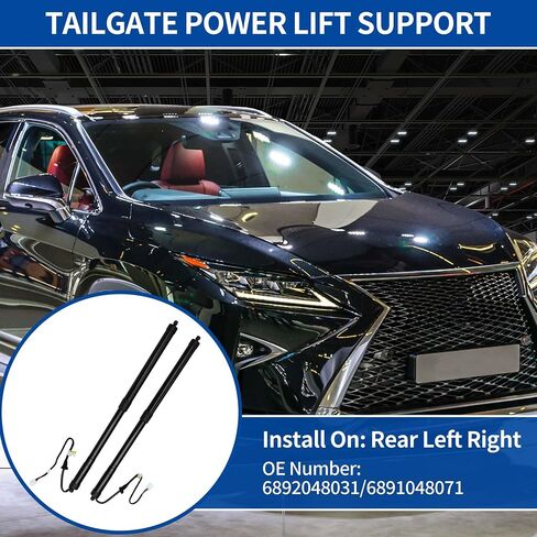 X AUTOHAUX Rear Left Right Tailgate Power Lift Support for Lexus RX 350 450h BASE 2016-2021 Liftgate Power Hatch Shock Strut No.6892048031/6891048071 Electric Trunk Power Liftgate 1 Pair in Saudi Arabia