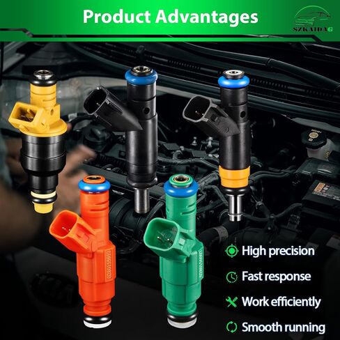 Fuel Injectors for:-Ford Expedition for:-Lincoln Navigator 2007 2008 Petrol 5.4L, Replacement OE# 0280158140 FJ1008 800-2044N CM-5145 8002044N CM5145 7L1Z9F593B (Set of 8) in Saudi Arabia