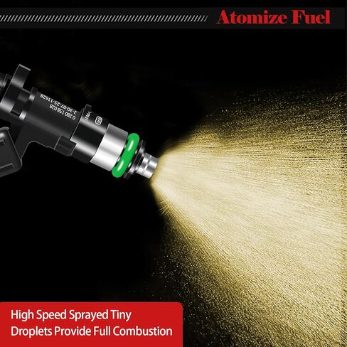 Fuel Injectors 0280158028 Set of 6 Compatible with Dodge Avenger 2008-2010,for Challenger 2010,for Chrysler 300 2005-2010,for Pacifica 2005-2008,for Sebring 2004-2010 RL591986AA in Saudi Arabia
