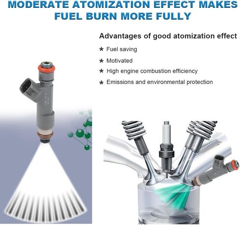 JDMON Fuel Injectors Compatible with Saab 9-3 2007-2011 Saab 9-3X 2010-2011 Replacement for FJ1071 85212268 55559397 in Saudi Arabia